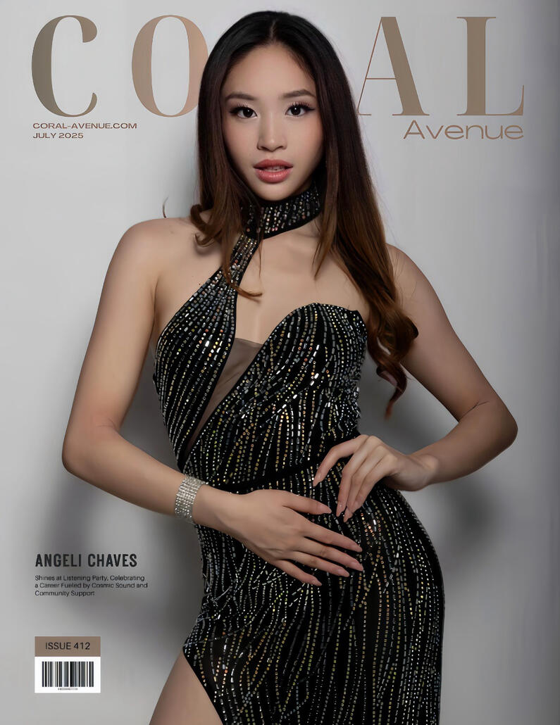 Coral Avenue USA Front Cover Magazine Featuring Angeli Chaves Coral Avenue USA Front Cover Magazine Featuring Angeli Chaves
